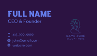 Artificial Intelligence Circuit Network Business Card Image Preview