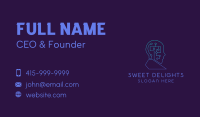 Artificial Intelligence Circuit Network Business Card