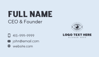 Boho Mystical Eye Business Card Design