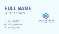 Package Delivery Wing Business Card Design