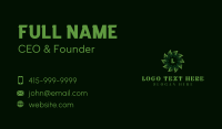 Vegan Organic Sustainable Business Card