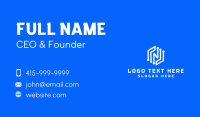 Letter N Digital Software  Business Card