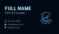 Wild Moon Wolf Business Card