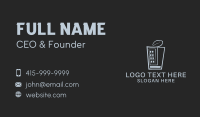 Snacks Business Card example 2