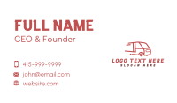 Quick Delivery Truck Business Card