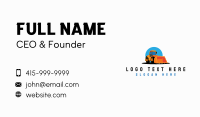 Machinery Construction Bulldozer Business Card