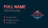 Fire Ice HVAC Business Card Design