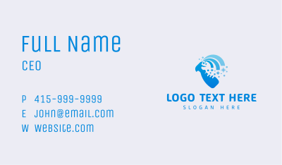 Spray Clean Sanitize Business Card Image Preview