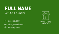 White Watering Bottle  Business Card Image Preview