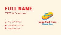 Sandals Business Card example 2