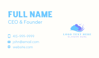 Windy Cloud Sparkle Business Card