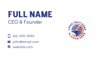 United States Eagle Flag Business Card