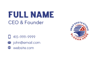United States Eagle Flag Business Card Design