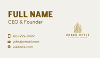 Tower Building Realtor Business Card