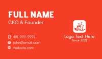 Push Cart Business Card example 4