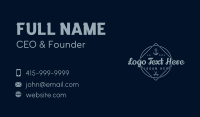 Anchor Restaurant Emblem Business Card