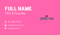 Streetwear Graffiti Wordmark Business Card Design