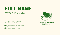 Chef Herb Bowl Business Card