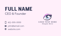 Beauty Eyeshadow Eye  Business Card Design