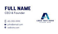 Telecom Company Letter A Business Card