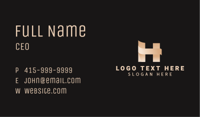 Generic Financial Firm Business Card