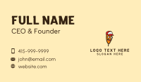 Corn Dog Mascot Business Card