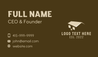 House Roofing Contractor  Business Card