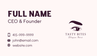 Eye Beauty Lashes Business Card