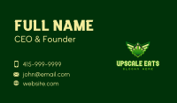 Wing Weed Badge Business Card Image Preview