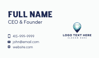 Location Pin Travel Business Card