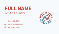 Aqua Business Card example 1