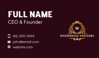 Luxury Ornamental Shield Business Card