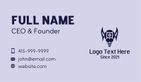 Winged Light Bulb  Business Card