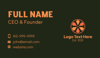 Citrus Orange Oil Extract Business Card