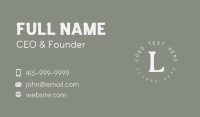 Stylist Business Card example 2