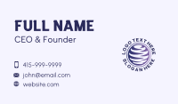 Violet Globe Enterprise Business Card Design