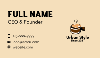 Hot Coffee Cinema  Business Card