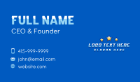 Star Gaming Banner Business Card