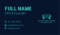 Spine Massage Therapy Business Card