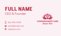 Lotus Flower Wellness Yoga  Business Card