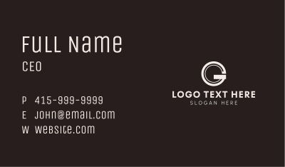 Professional Modern Industry Business Card