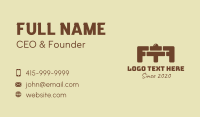 Wall Business Card example 3