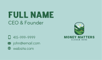 Mountain Tent Camping Business Card