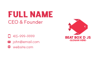 Red Fish Business Card example 4