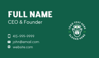 Irish Leprechaun Clover Business Card