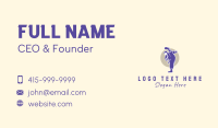 Karate Master Athlete Business Card