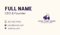 Mountain Bison Bull Business Card Design