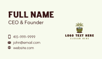 Tropical Coconut Tree Business Card Design