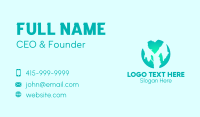 Charity Global Care Business Card Design