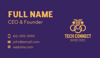 Gold Medal Ceremony Business Card Design